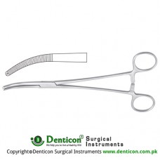 Mikulicz Peritoneum Forcep Curved - 1 x 2 Teeth Stainless Steel, 20.5 cm - 8"